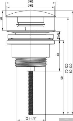 Wellsee Drainage System 182141000 (золото)