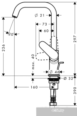 Смеситель Hansgrohe Focus E2 31609000