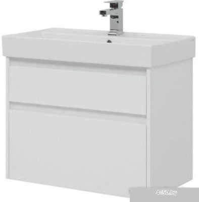 Aquanet Тумба Nova Lite 75 00245244 c умывальником Латина 75 (белый)