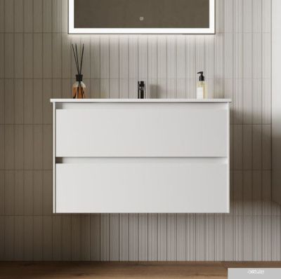 Sancos Тумба под умывальник Cento CN80W (белый глянец)