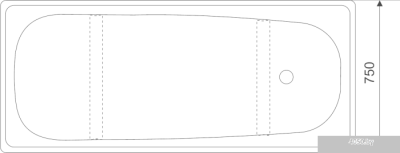 Ванна White Wave Classic L-1500 150x75