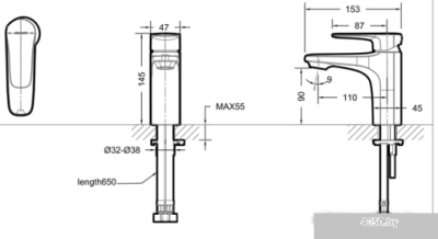 Смеситель Bravat Source F1173218CP-ENG