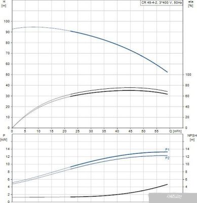 Насос Grundfos CR 45-4-2 A-F-A-E-HQQE
