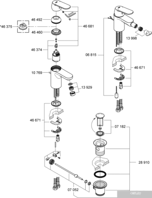 Смеситель Grohe Eurosmart Cosmopolitan 32824000