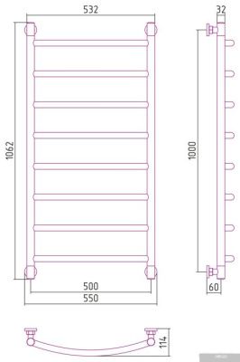 Сунержа Галант+ 1000х500 31-0200-1050