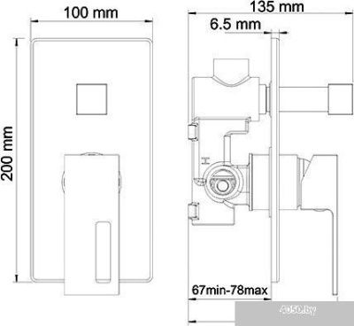 Смеситель Wasserkraft Alme 1541