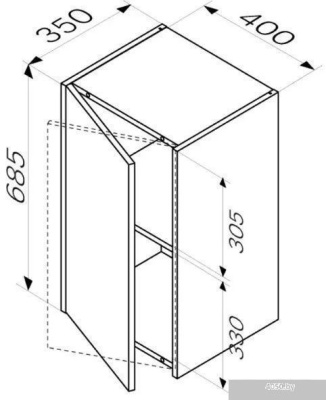 AM.PM Шкаф Func M8FCH0402OF