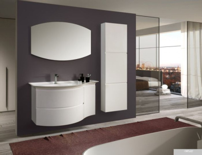 Belux Шкаф для ванной Версаль ПН51 (1 белый глянцевый)