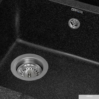 Кухонная мойка Gerhans E10 (черный)
