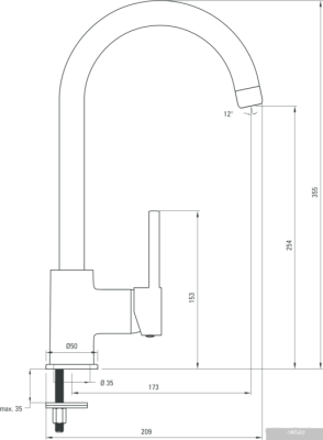 Смеситель Deante Aster BCA 062M