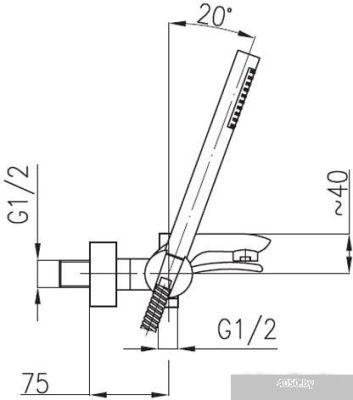 Смеситель Armatura Malachit 4404-510-00