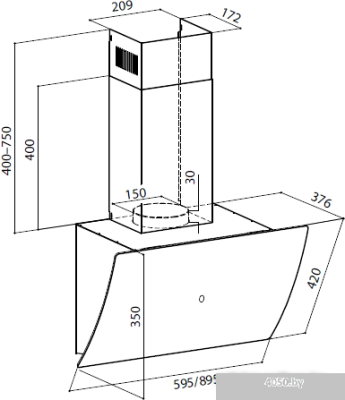 LEX Plaza GS 900 (белый)