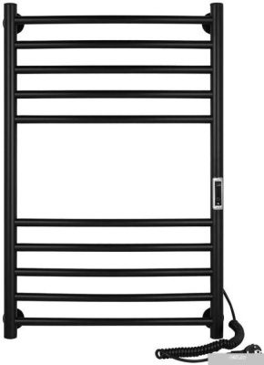 Полотенцесушитель ZorG Жемчужина Гранд 50x80, 225 вт (К-ЖК панель, справа, черный)
