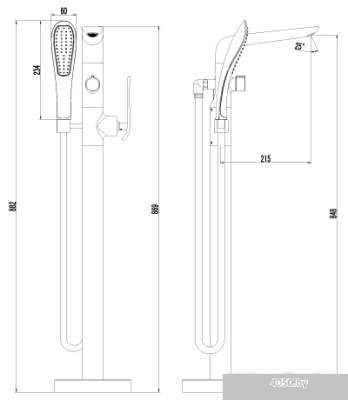 Смеситель Lemark Melange [LM4944CW]