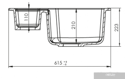 Кухонная мойка KUPPERSBERG MODENA 1,5B