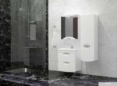 Style Line Шкаф с зеркалом Жасмин-2 55 (с подсветкой)