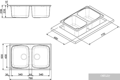 Кухонная мойка Smeg LZ792TT