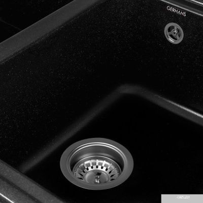 Кухонная мойка Gerhans C02 (оникс)