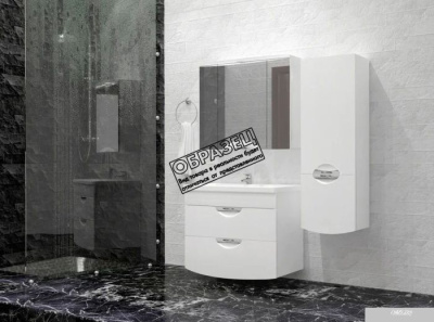 Style Line Шкаф с зеркалом Жасмин-2 76 (с подсветкой)