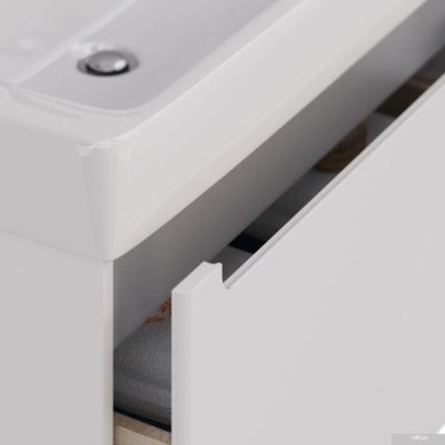 Lemark Тумба под умывальник Buno Mini 80 LM05BM80T (белый глянец)