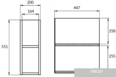 Cersanit Модуль для тумбы Moduo 20 MD-MOD20-SZ