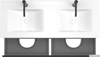 ЗОВ Тумба с умывальником Парма 120 P120LA0MAMC1B-OL120 (аттик)