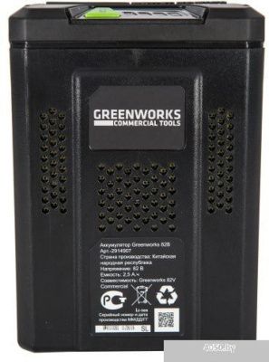 Greenworks G82B2 (82В/2.5 Ah)