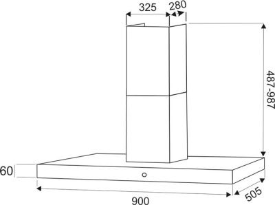 Кухонная вытяжка Exiteq Ex-1069