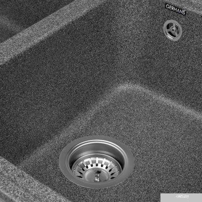 Кухонная мойка Gerhans C02 (графит)