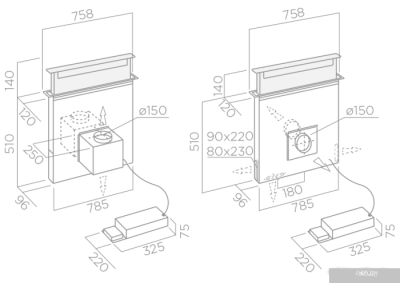 Elica Pandora BL/F/90 [PRF0120979]