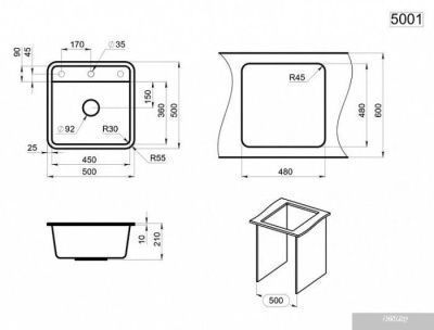 Granula ST-5001 (графит)