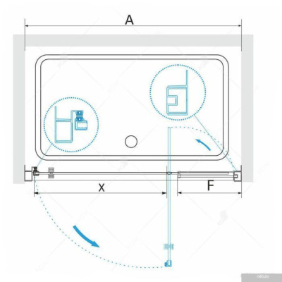 RGW PA-02 41080200-11 100 (хром/прозрачное стекло)