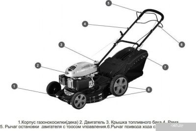 Колёсная газонокосилка Champion LM4630