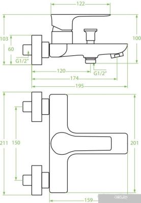 Смеситель Laveo Raila BLL 610D