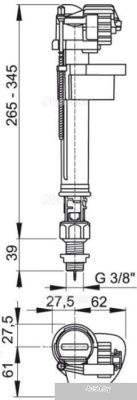 Alcaplast A18 3/8