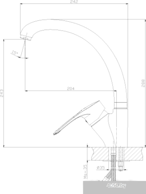 Смеситель Rossinka Silvermix T40-23