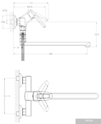 Смеситель G.Lauf LOF6-A033