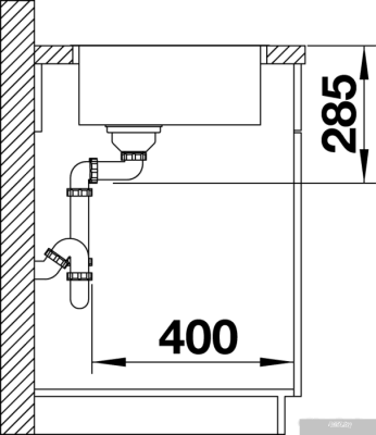 Кухонная мойка Blanco Supra 500-IF 523361