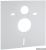 Roxen Antares в комплекте с инсталляцией StounFix Slim 6 в 1 570840 (кнопка: белый глянец)