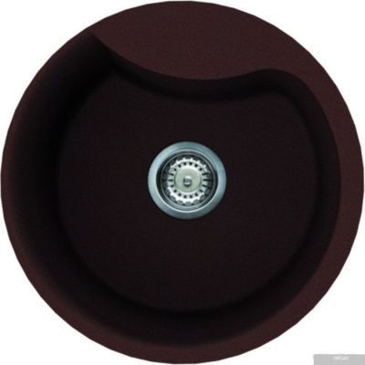 Кухонная мойка Elleci Ego Round Сhocolate 90