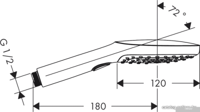 Hansgrohe Raindance Select 120 Air 26520140 (бронзовый)
