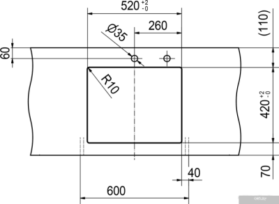 Кухонная мойка Franke Kubus 2 KNG 110-52 125.0528.609 (сахара)