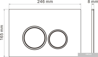 Roxen Antares One Rimless 6 в 1 StounFix Slim 506495 (кнпка: черный матовый)