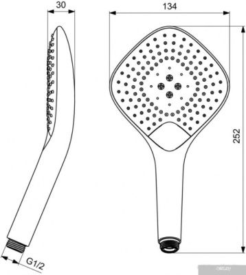 Ideal Standard Evo Jet Diamond XL3 B1760AA