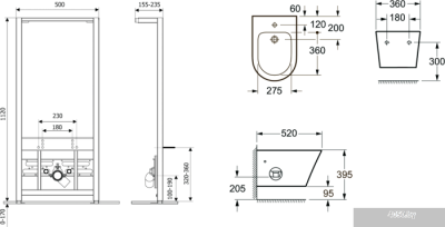 Биде Lavinia Boho Relfix Biore 77070255