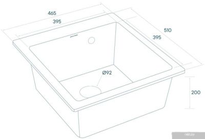 Кухонная мойка Paulmark Zemar PM104651-BE