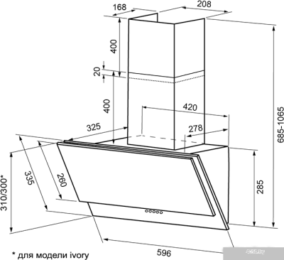 Krona Olly 600 PB (слоновая кость)