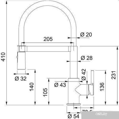 Franke Lina Semi-pro 115.0626.085 (хром/черный)