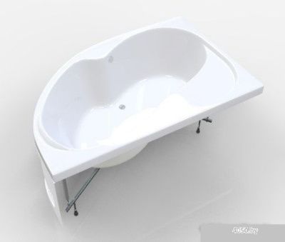 Ванна 1Марка Aura 160x105 L (с каркасом)