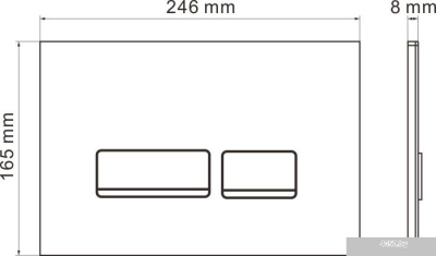 Roxen Cube Bidet One Rimless 6 в 1 StounFix Slim 640526 (белое стекло)